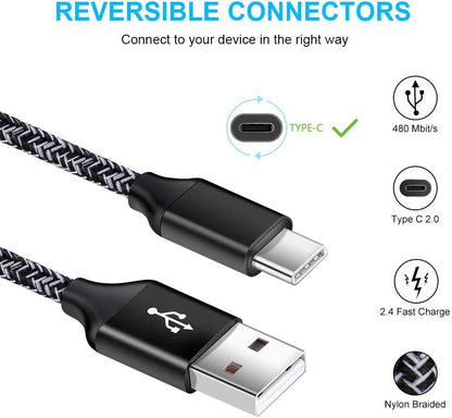 Type C Charger Cable Fast Charging Wall Charger,Car Adapter,Usb C Cable