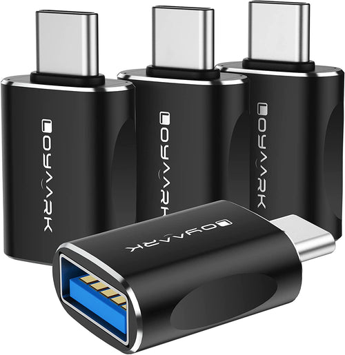 USB C to USB 3.0 Adapter 4 Pack, USB C Male to USB Female Adapter, USB-C to USB-A Adapter, Type C to USB Adapter Compatible with Ipad Iphone Max Airpods 3 Samsung Galaxy and Other Type C Devices Etc